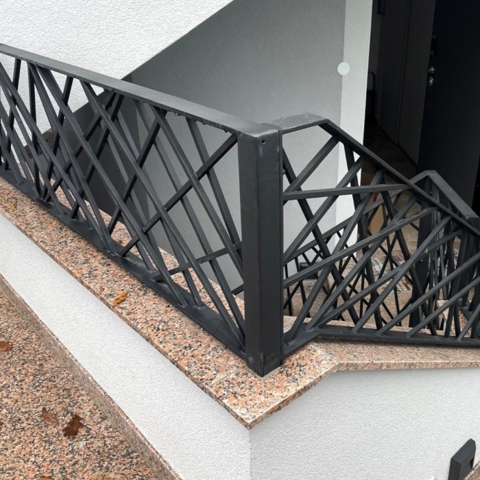 Konstrukcija ograde vanjskog stubišta