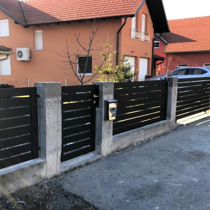 čelična dvorišna ograda